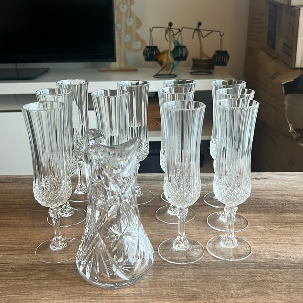 Flute crystal  set